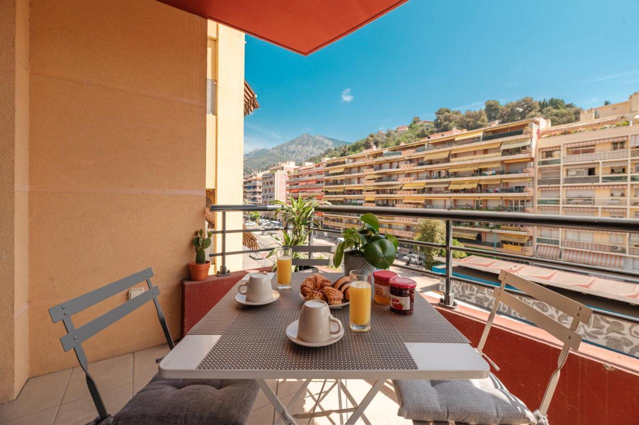 L'Alhambra, Cosy 2 Pieces Au Centre Ville De Mentona Zewnętrze zdjęcie